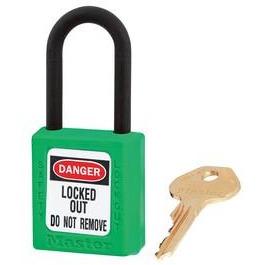 406 dielectric Zenex™ thermoplastic safety padlock - Industrial Labelling supplies