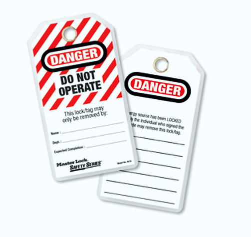 do not operate tags