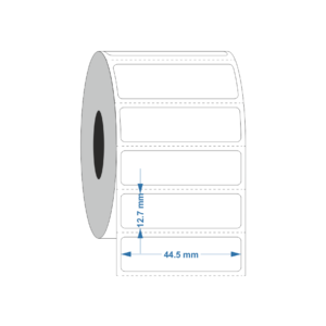 Cryo Metal rack label 44.5mm x 12.7mm - Industrial Labelling supplies