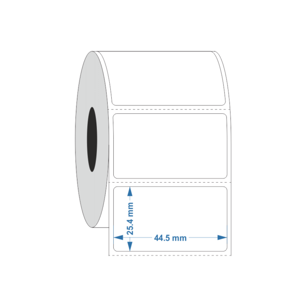 Cryo Metal rack label 44.5mm x 25.4mm - Industrial Labelling supplies