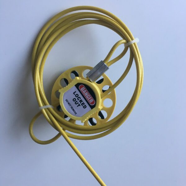 Wheel Cable Lockout - Industrial Labelling supplies