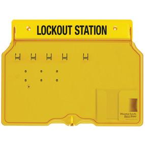 4-Lock Padlock Station, Unfilled - Industrial Labelling supplies