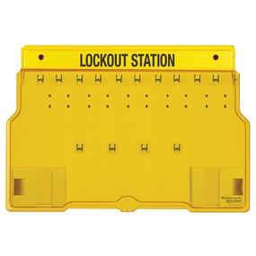 10-Lock Padlock Station, Unfilled - Industrial Labelling supplies