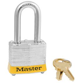 Laminated steel safety padlock, 40mm wide with 38mm tall shackle - Industrial Labelling supplies