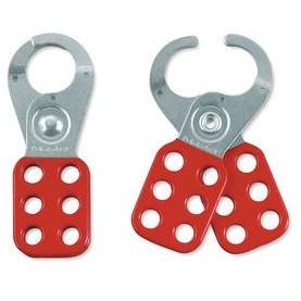 Steel Lockout Hasp, 1-1/2in (38mm) Jaw Clearance - Industrial Labelling supplies