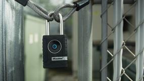 56mm wide Master Lock Smart padlock; Bluetooth; outdoor use - Industrial Labelling supplies