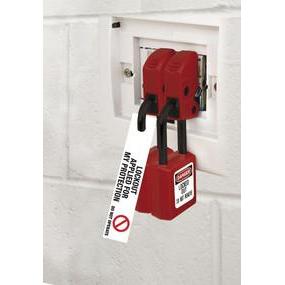 S2394 Miniature circuit breaker lockout, tool free universal fit - Industrial Labelling supplies