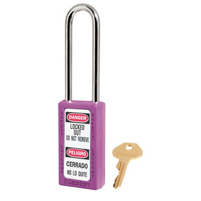 thermoplastic safety padlock 76mm