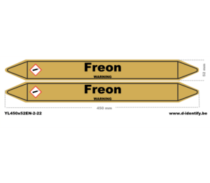 Freon Pipe Marking – Refrigerant Line Identification