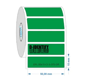 Engraving plate label 50mm x 15mm - Green